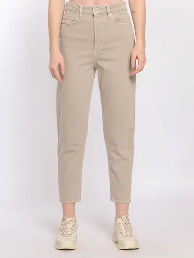 Джинсы SOFO прямого кроя из смесового хлопка